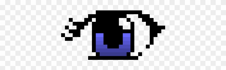 Anime Eye - Anime Eye Pixel Art Clipart
