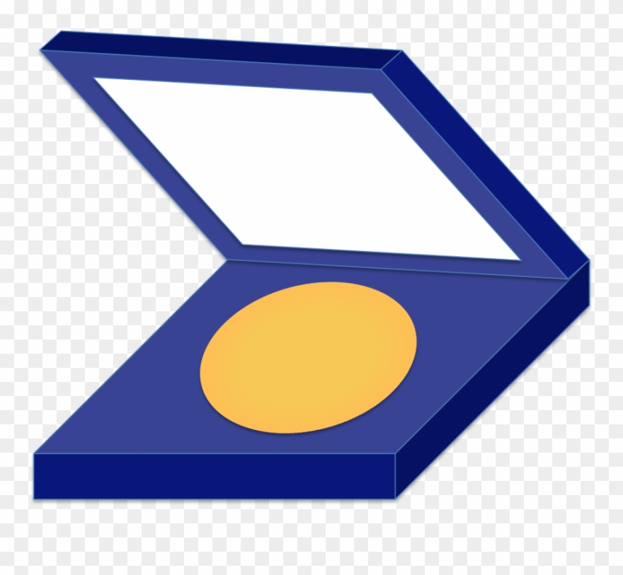 Coin In Blue Box - Triangle Clipart