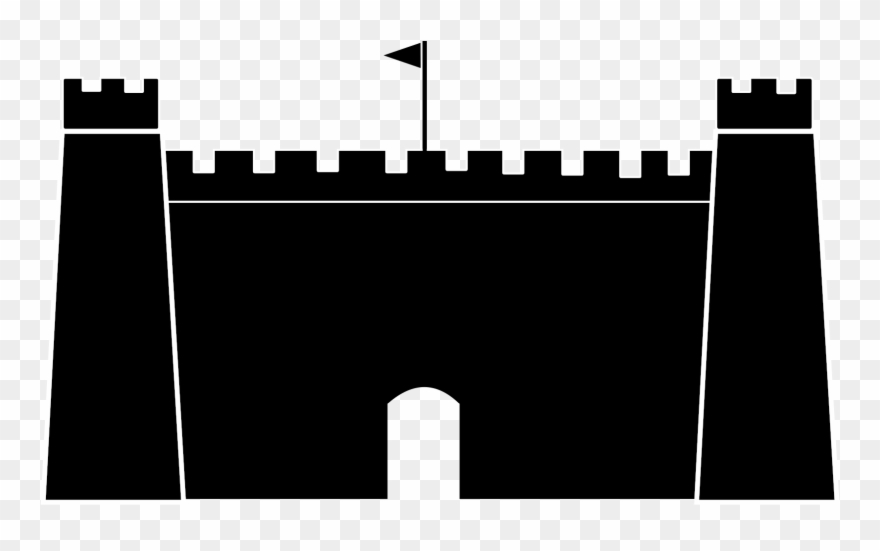 Castle - Kale Siluet Clipart