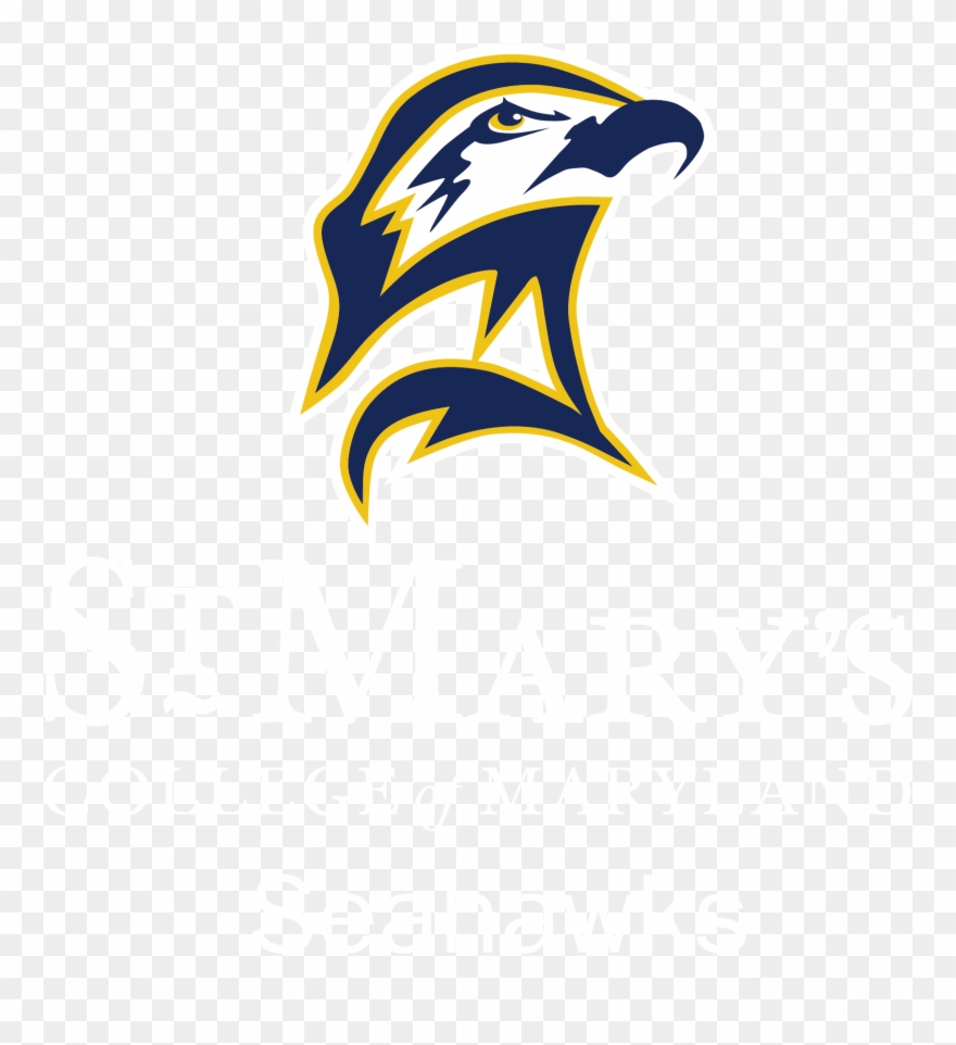 Full Color White Text - St Mary's Seahawks Clipart