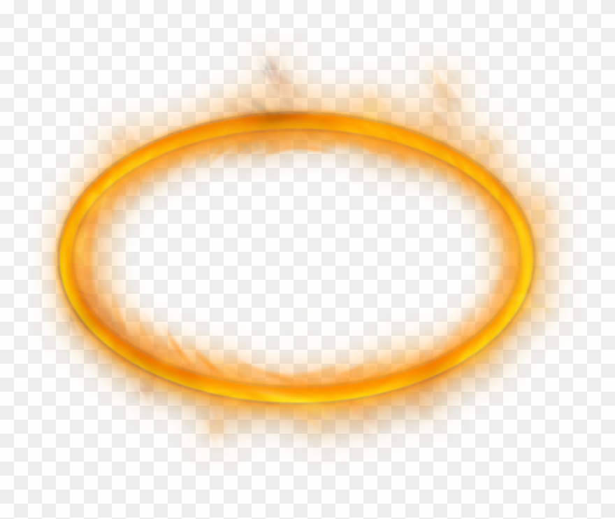 Goldring Oval Halo Gold Ring Portal Round Mystical - Body Jewelry Clipart
