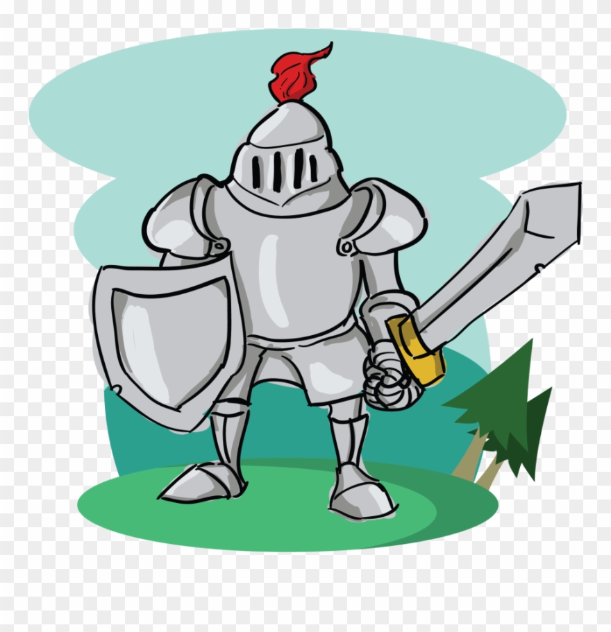 Knight King Queen Riddle - Cartoon Clipart