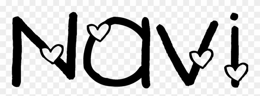 Navi Cute Hearts Shirts - Heart Fonts Clipart