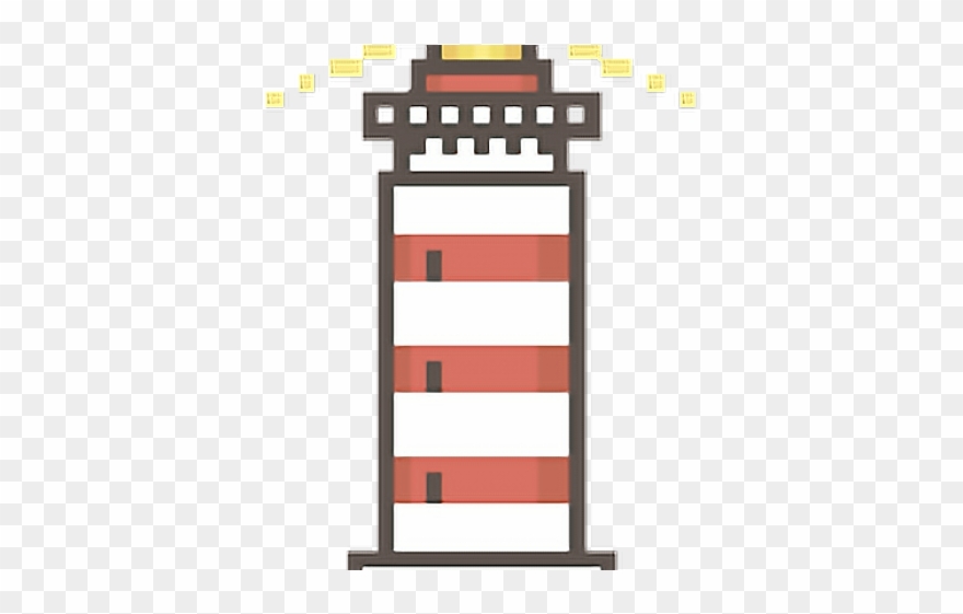 Lighhouse Clipart Pixel Art - Lighthouse Pixel Art - Png Download