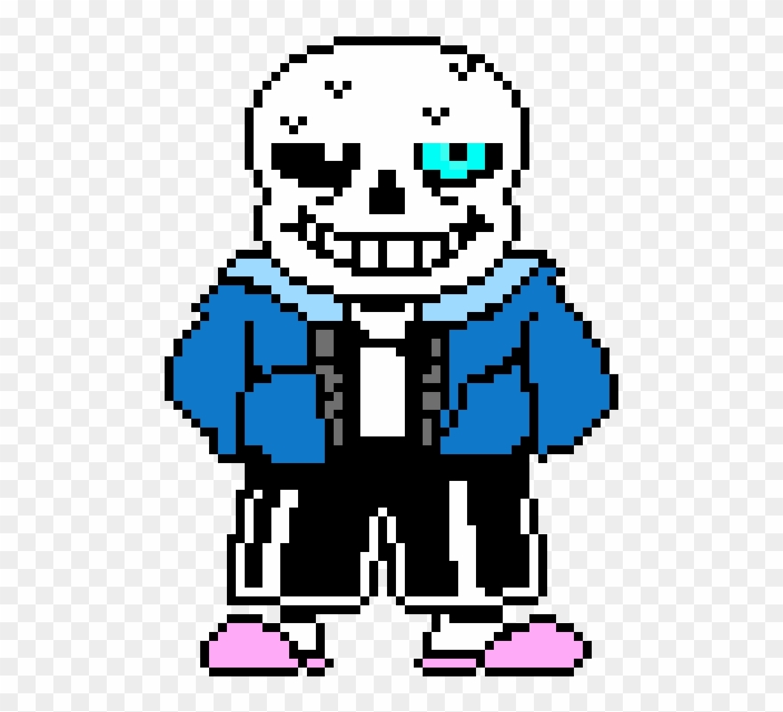 Genocide Sans - Undertale Sans Pixel Art Clipart