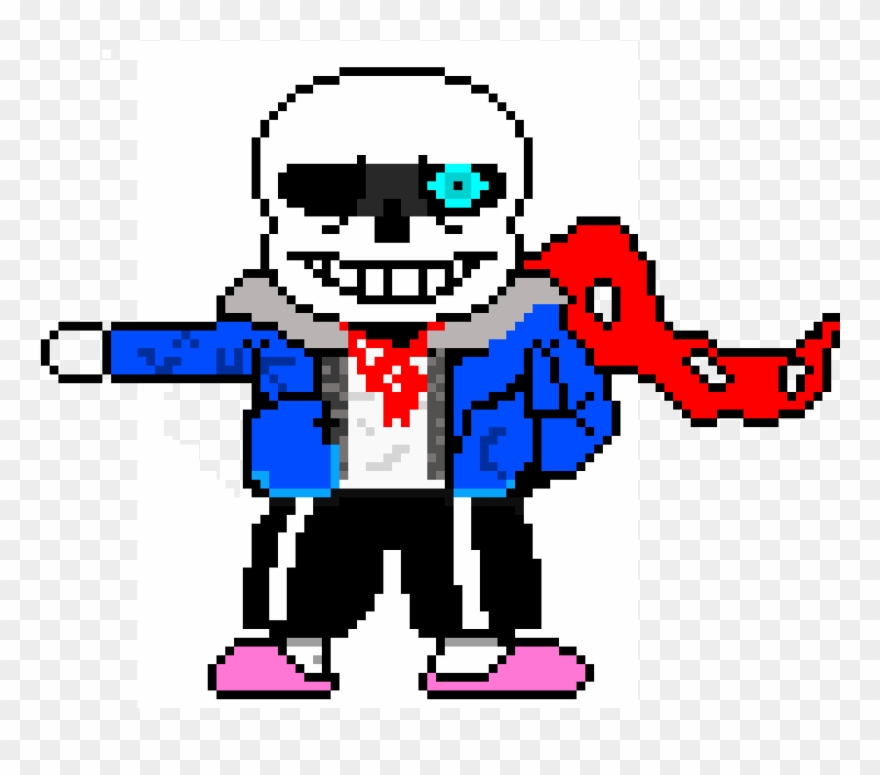 Genocide Sans Colored Sprite By Supercrafterpl - Sans Undertale Png Clipart