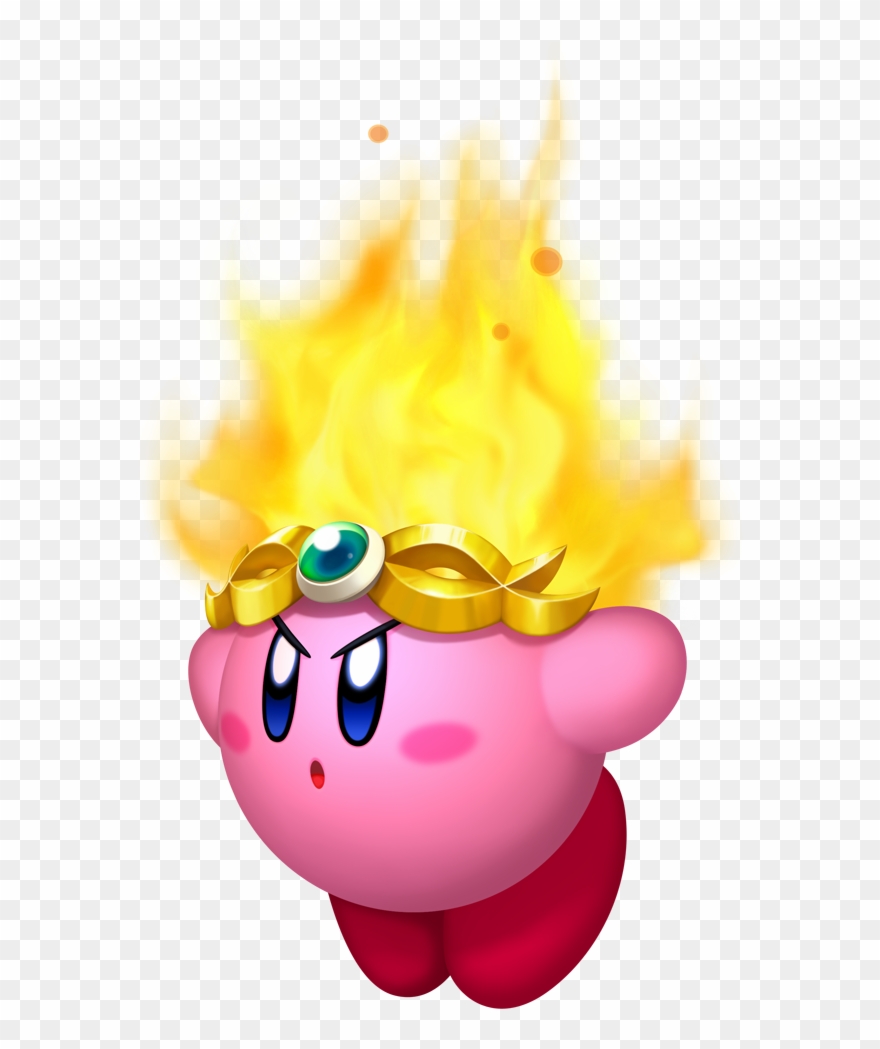 I - Fire Kirby Star Allies Clipart