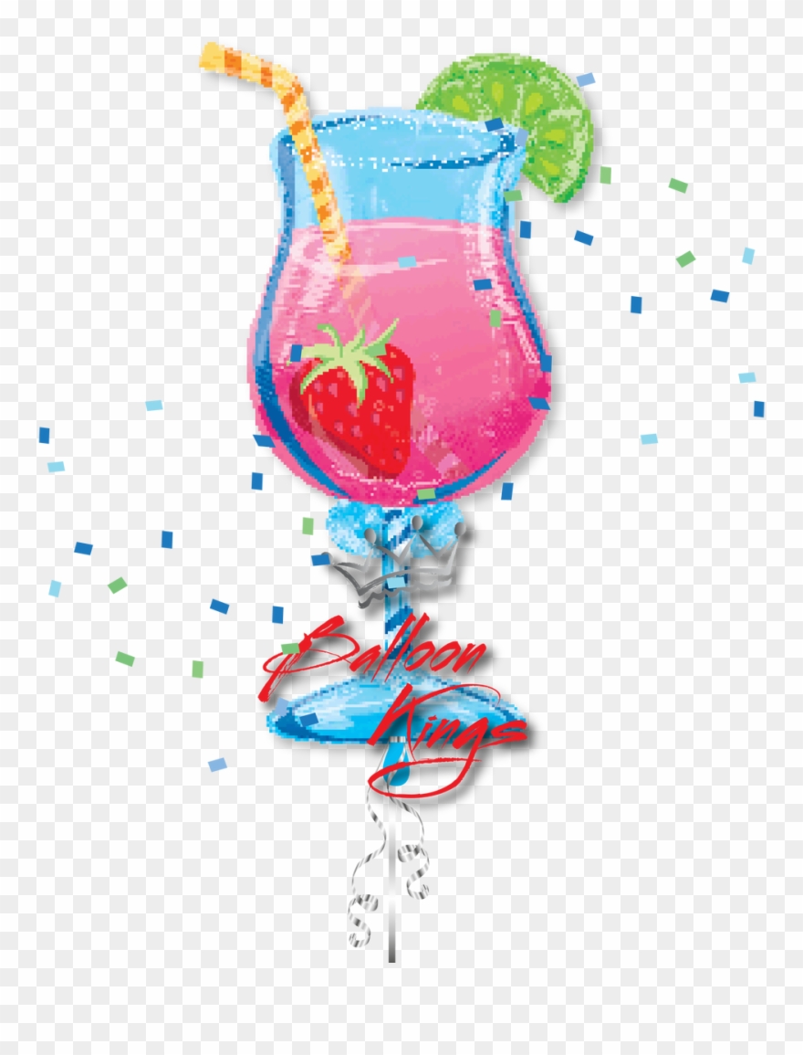 Strawberry Daiquiri - Imagenes De Copas Hawaiana Clipart
