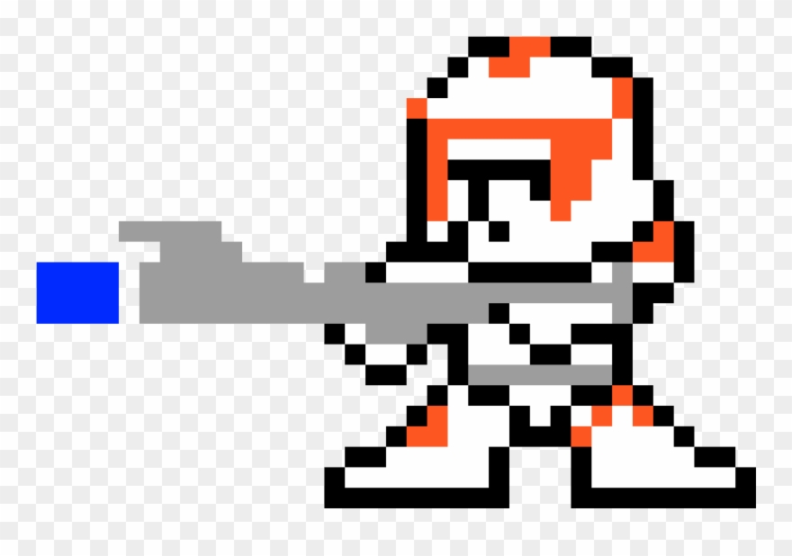 Clone Trooper - Pubg 8bit Clipart