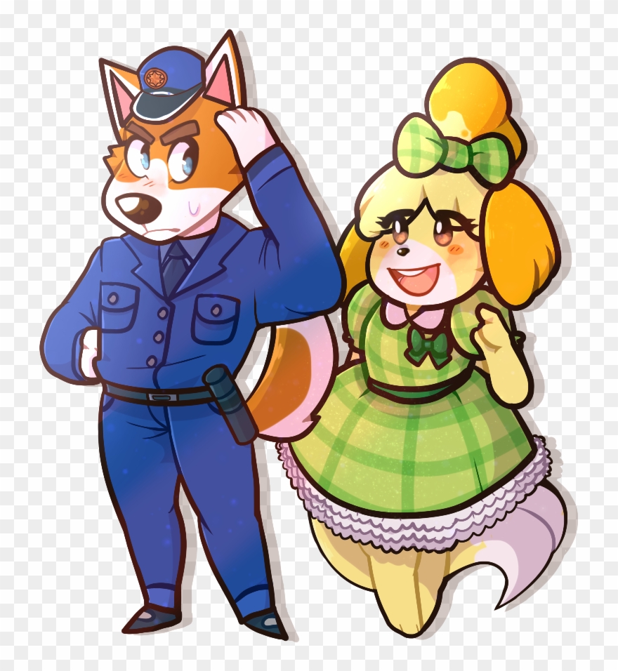 Acnl Isabelle And Copper Clipart