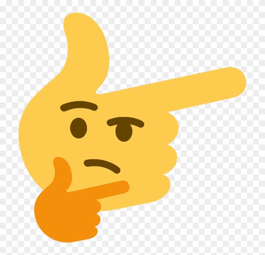 Jawnihawni - Thinking Emote Clipart