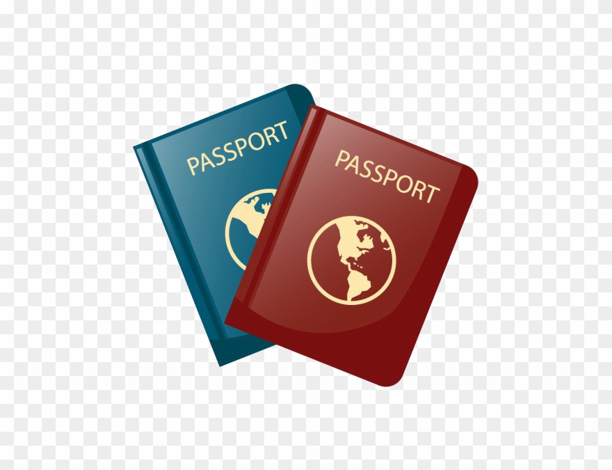 Passport Transparent - Book Cover Clipart