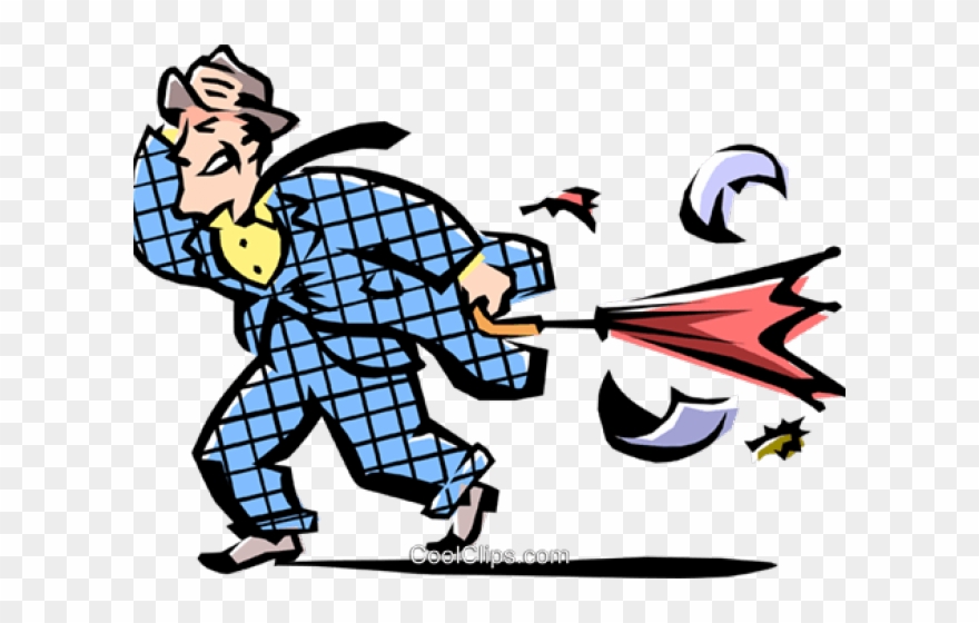 Photoshop Clipart Wind - Caminhando Contra O Vento Desenho - Png Download