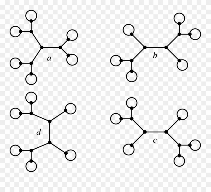 Four Trees With The Passport - Circle Clipart