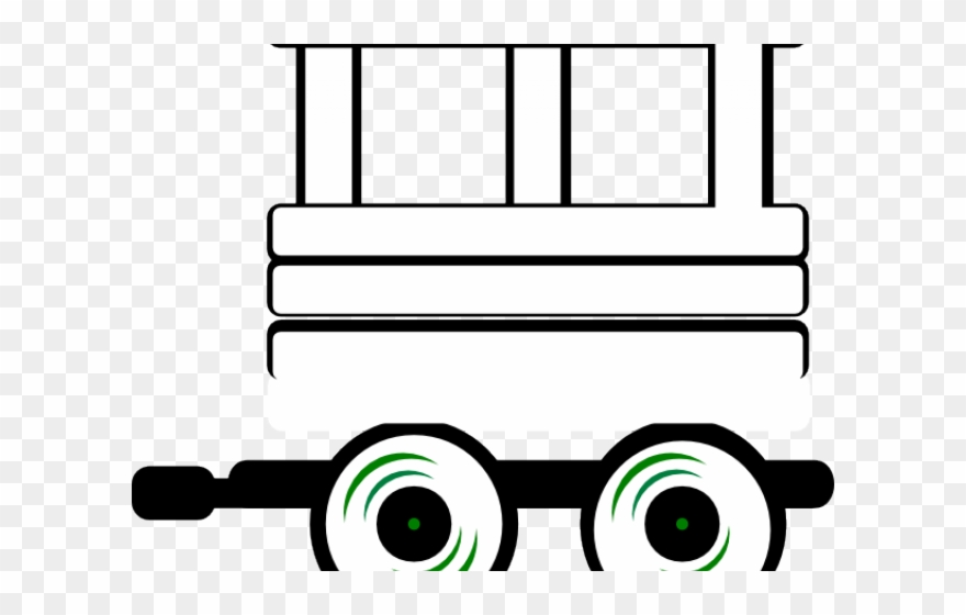 Carriage Clipart Train - Circle - Png Download