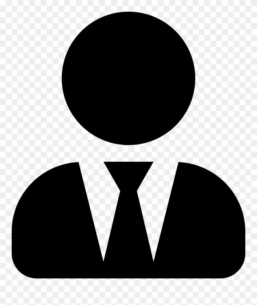 Open - Man With Tie Icon Clipart