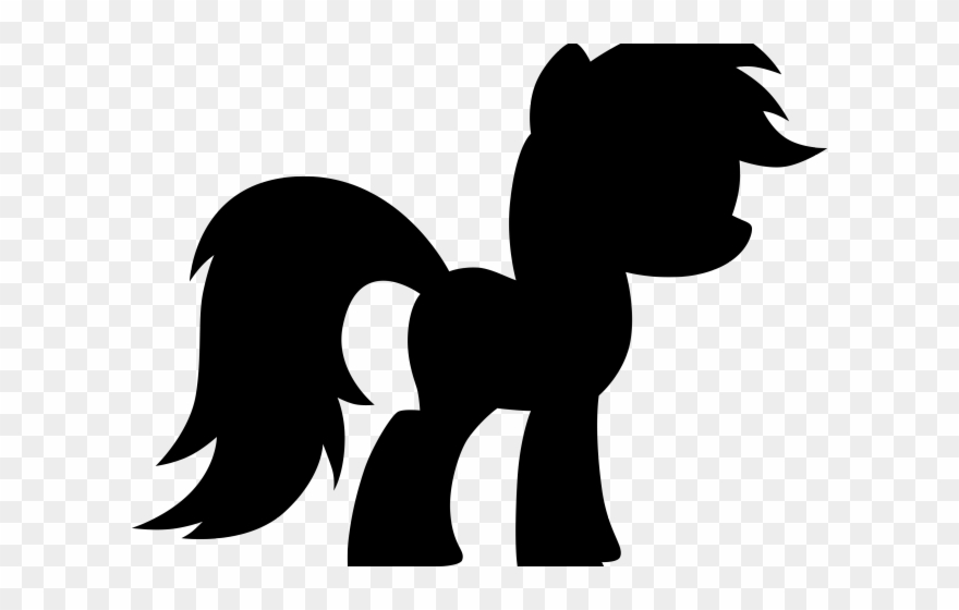My Little Pony Clipart Silhouette - My Little Pony Silhouette - Png Download