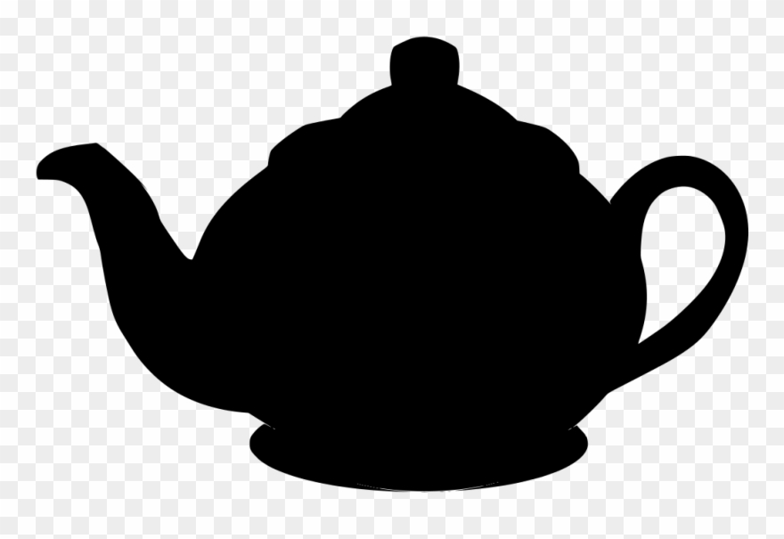 Download Png - Silhueta De Bule E Xícara Clipart