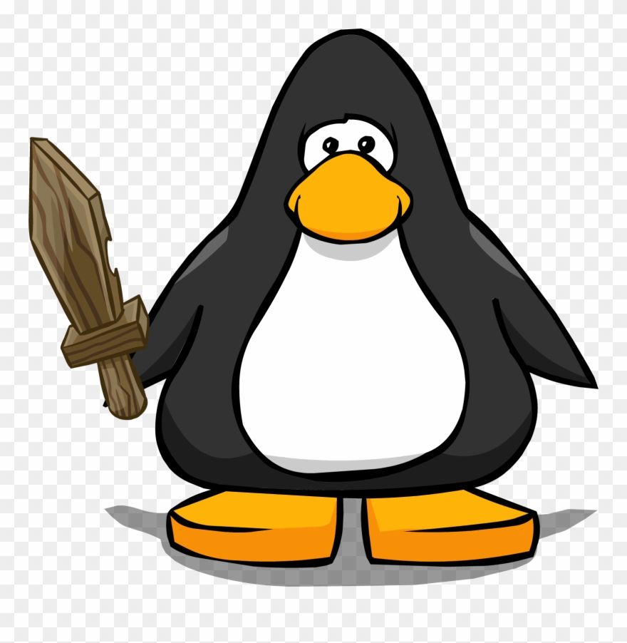 Clothing 5495 Player Card - Penguin From Club Penguin Clipart