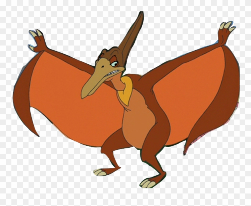 Pterano Is A Pteranodon Who Is The Uncle Of Petrie - Cartoon Clipart