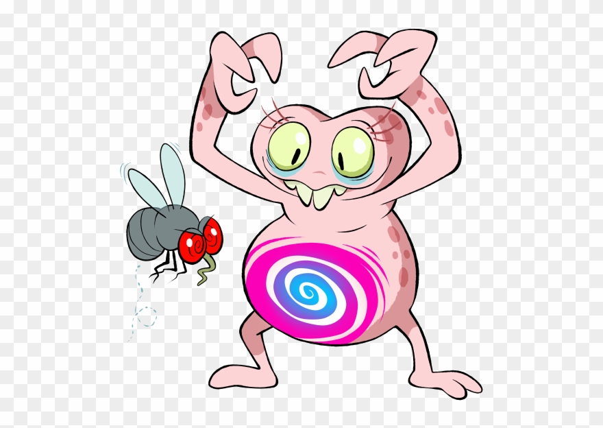 Flower Crab Spiders - Cartoon Clipart