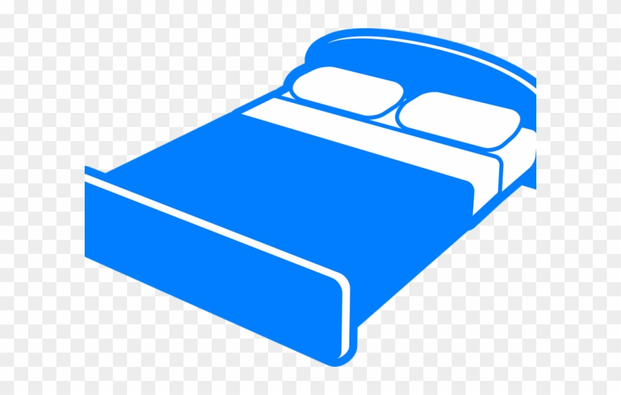 Bedroom Clipart Neat - King Size Bed Clipart - Png Download