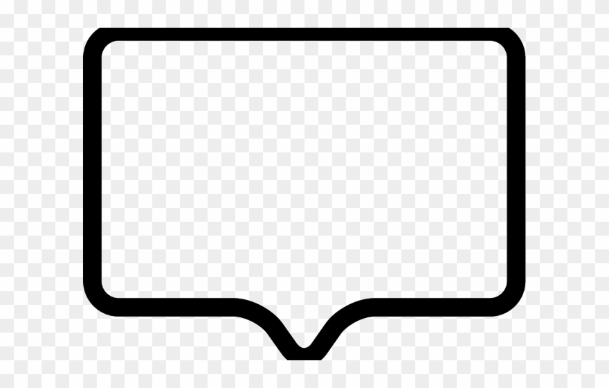 Message Clipart Black And White - Png Download