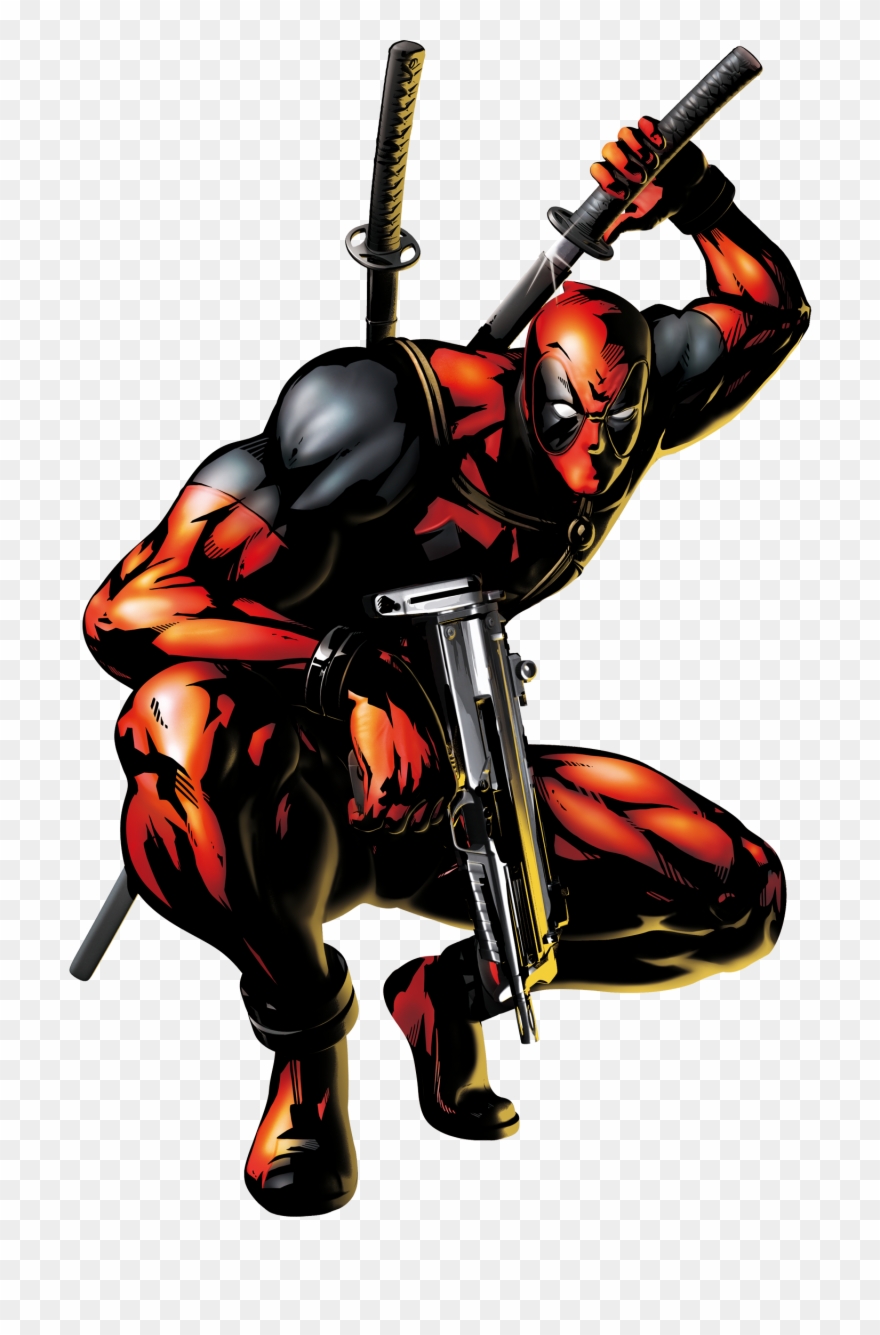 1500 X 2208 6 - Deadpool Marvel Vs Capcom Clipart