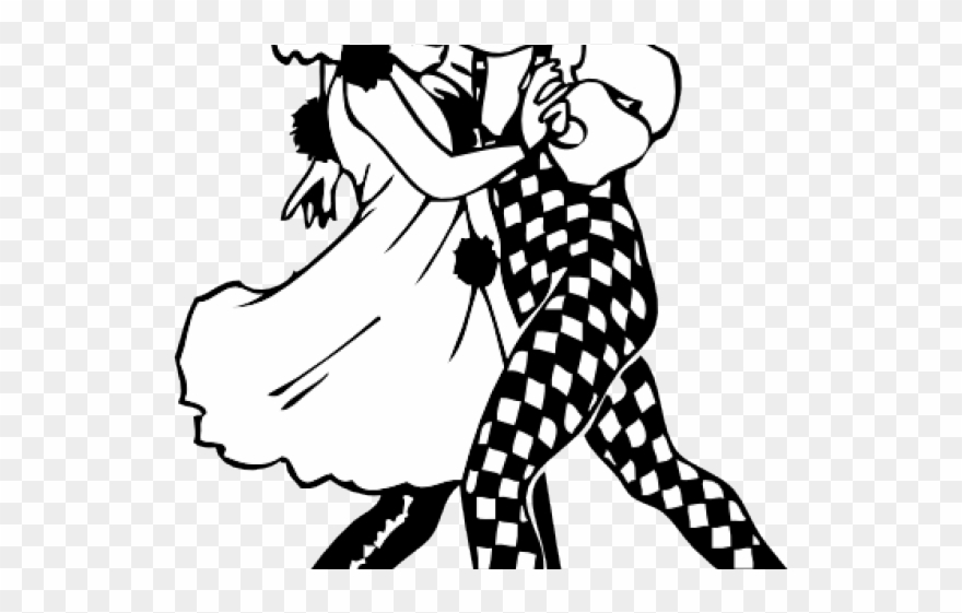 Dancer Clipart Masquerade - Harlequin Clip Art - Png Download