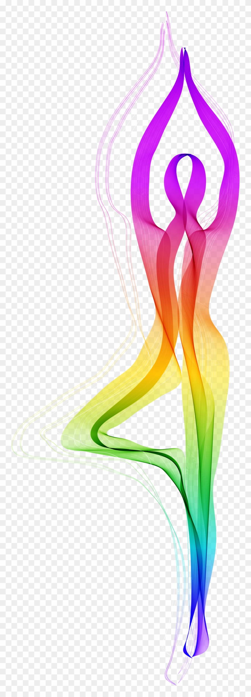Euclidean Vector Yoga Free Clipart Hd - Vector Yoga - Png Download