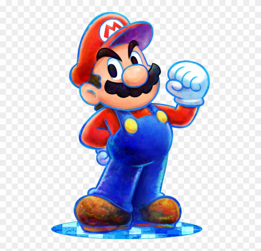Luigi Clipart Angry - Mario And Luigi Dream Team Mario - Png Download