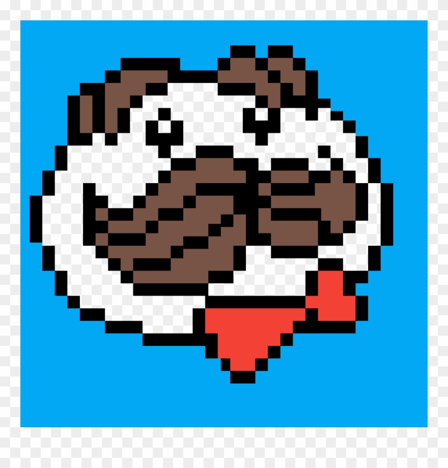 I Love Pringles - Pixel Art Dessin Minecraft Clipart