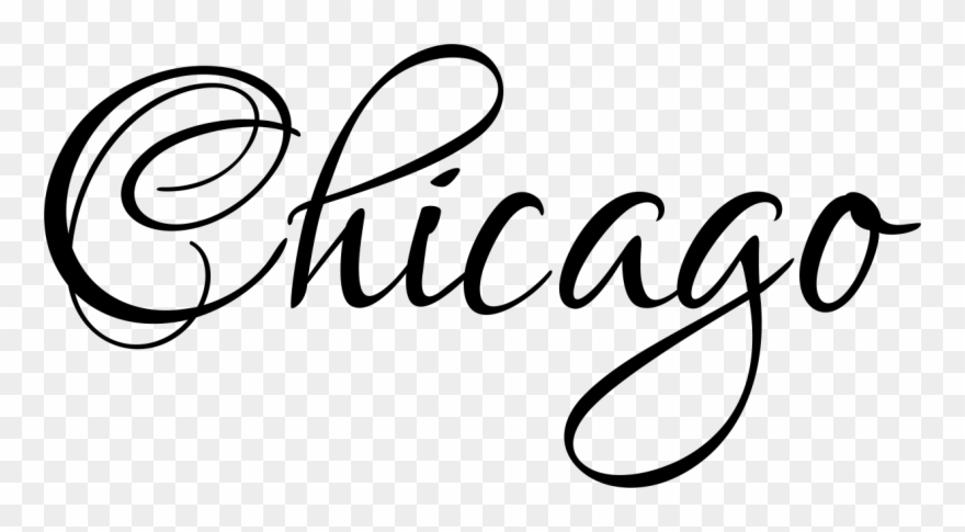 Chicago Word Png - Word Chicago Clipart