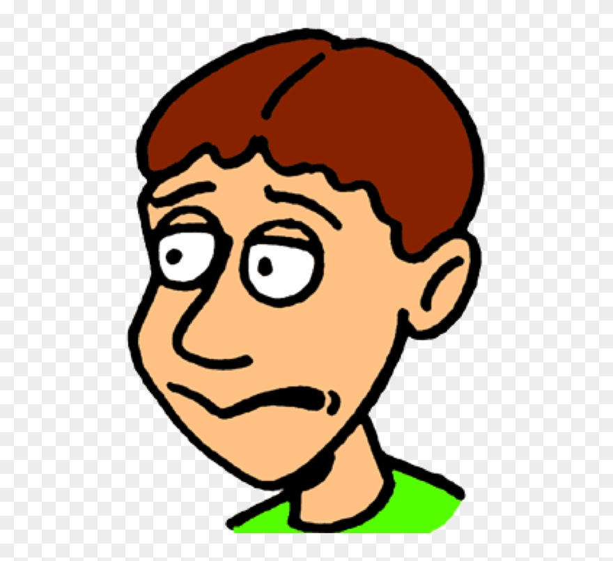 Nervous Person Clip Art - Png Download
