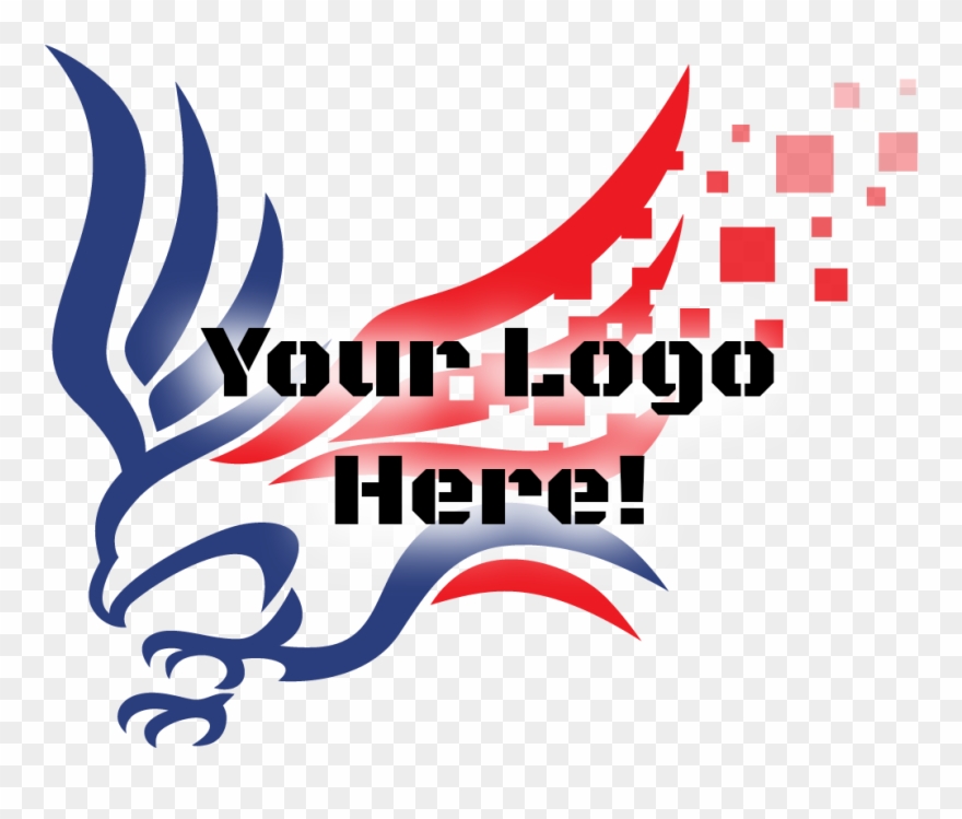 Your Company Here - America Flag With Eagle Logo Clipart