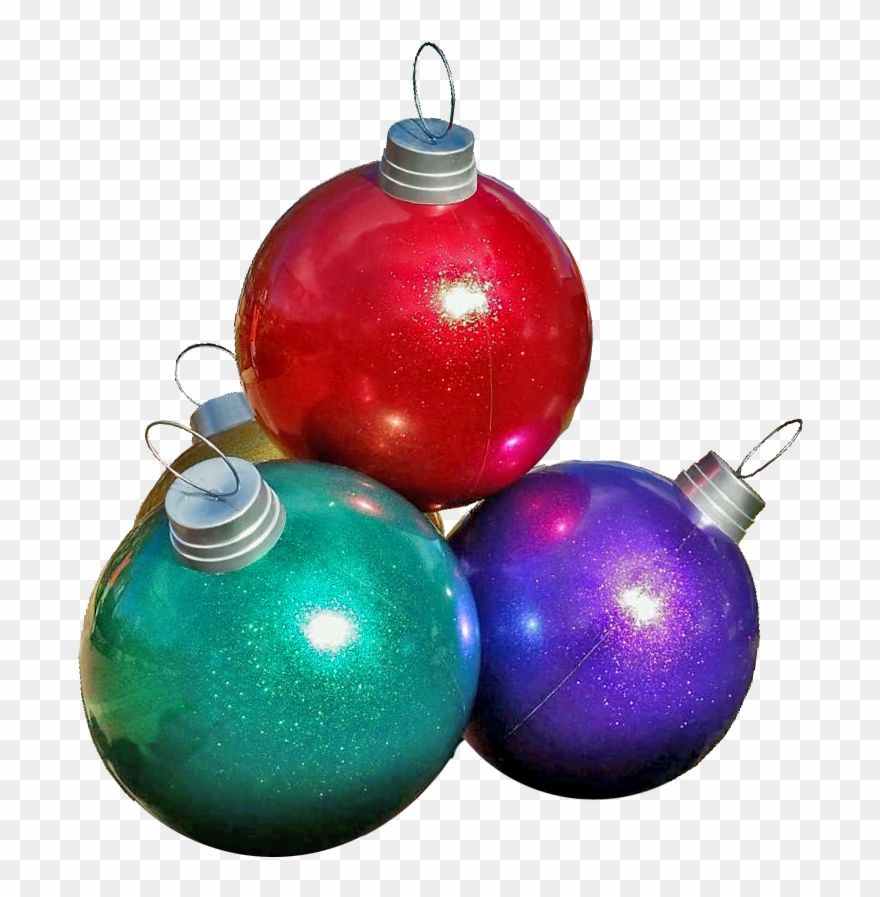 751 X 912 9 - 4 Ball Ornament Stack Clipart