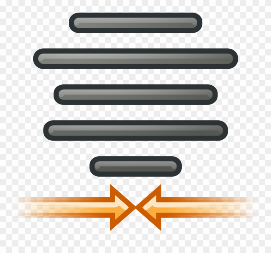 Gnome Format Justify Center Clipart