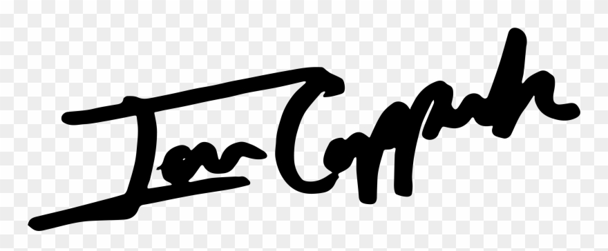 Author Signature - Calligraphy Clipart