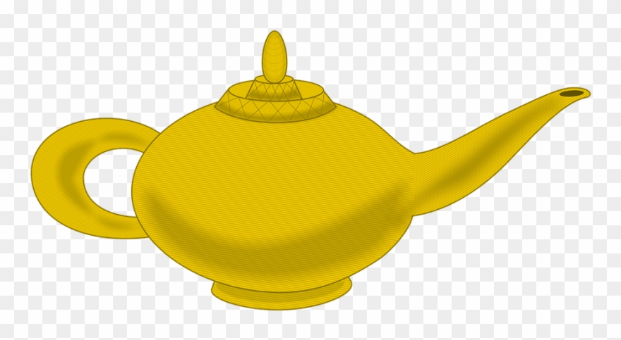 Genie Lamp Png - Genie Bottle Clipart