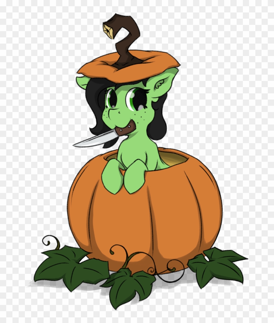 Crownhound, Female, Filly, Freckles, Halloween, Holiday, - Pumpkin Clipart