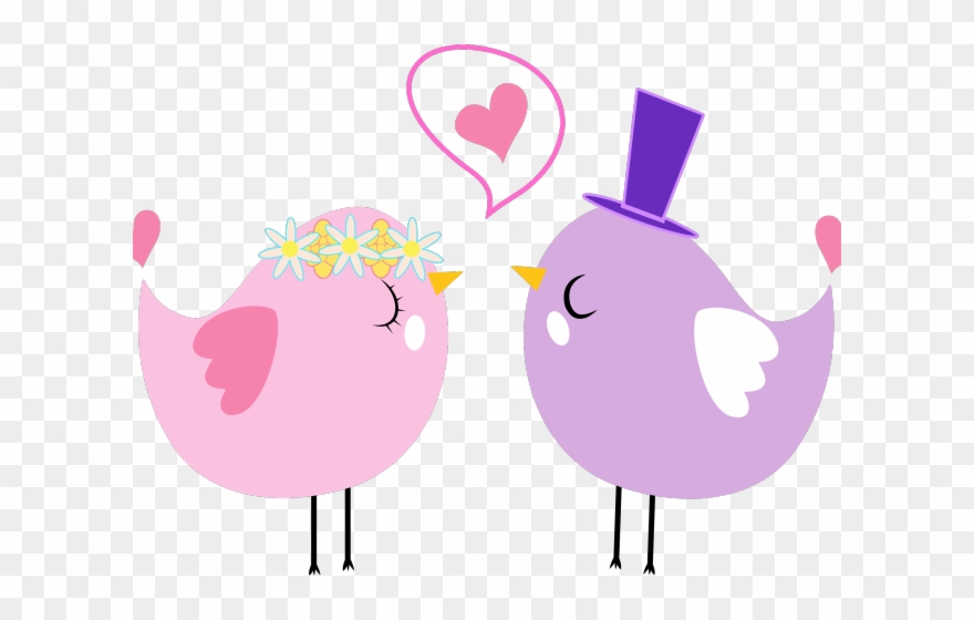 Love Birds Clipart Border - Love Birds Clipart Png Transparent Png