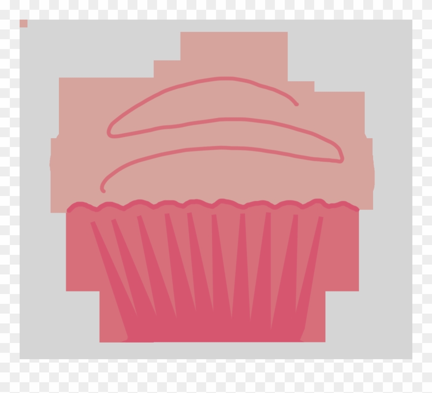 Cupcake Clip Art Black And White Apple Muffin Clipart - Cupcake - Png Download