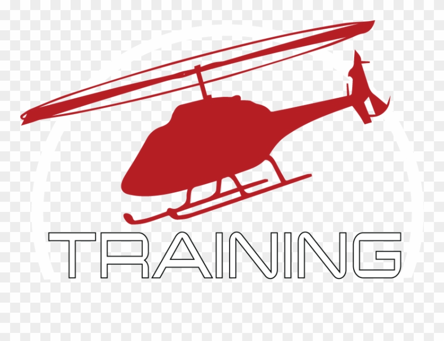 White Heli Training Button - Helicopter Rotor Clipart