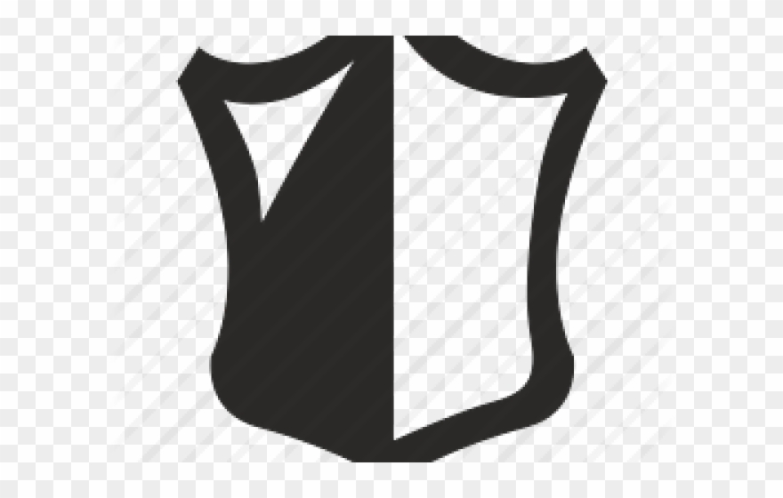 Security Shield Clipart Black And White - Png Download