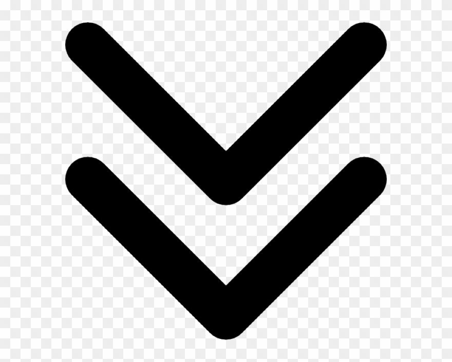 Flecha Hacia Abajo - Down Arrow Icon Png Clipart
