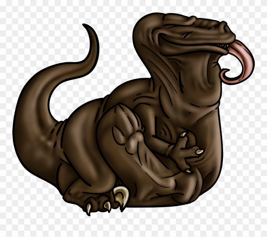 Synestra The Hungry Lil' Raptor - Illustration Clipart