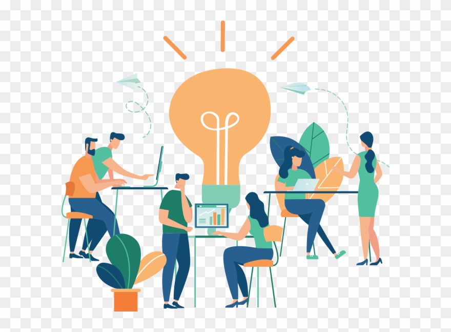 Ideas Portal - Team Creativity Png Clipart