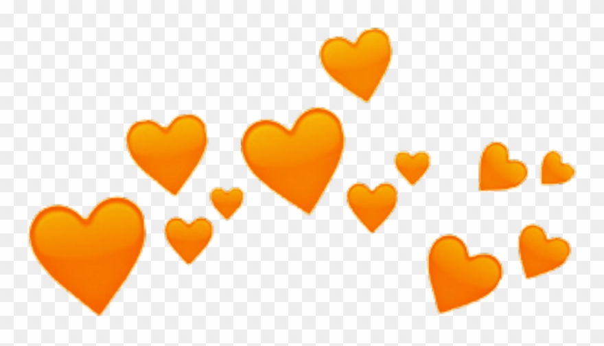 Coronadecorazones Sticker - Snapchat Heart Filter Png Clipart