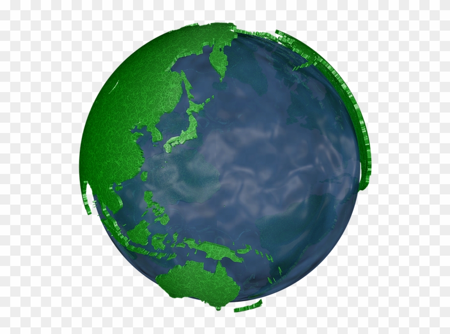 Globe Png,world,earth,the Globe,ocean 3d Land World,3d - Mundo 3d Png Clipart