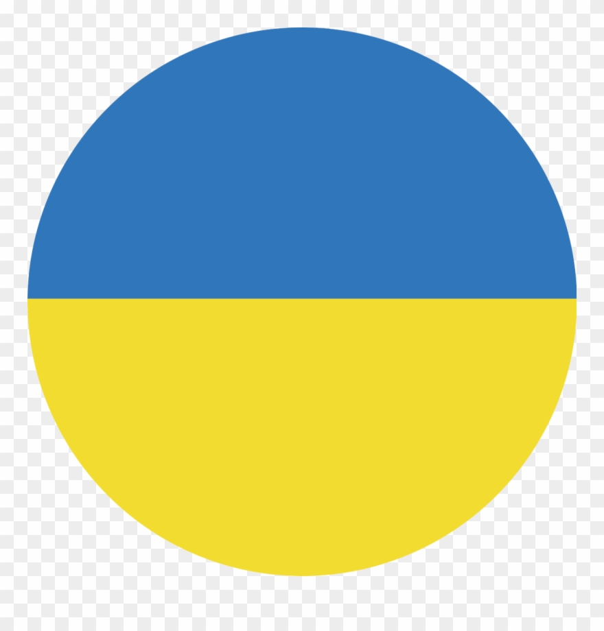 Send Money To - Ukraine Flag Button Clipart